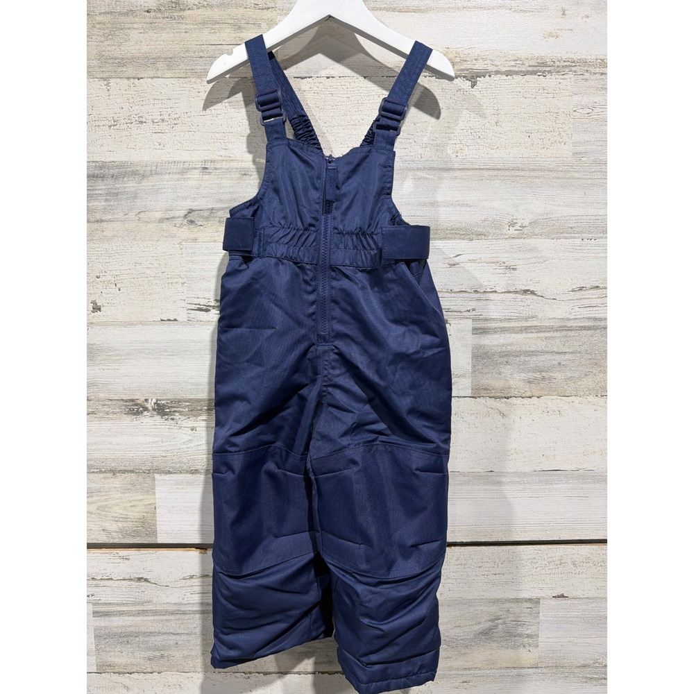 Cat and Jack Snow Bib Kids 2T Navy Blue Adjustable Straps